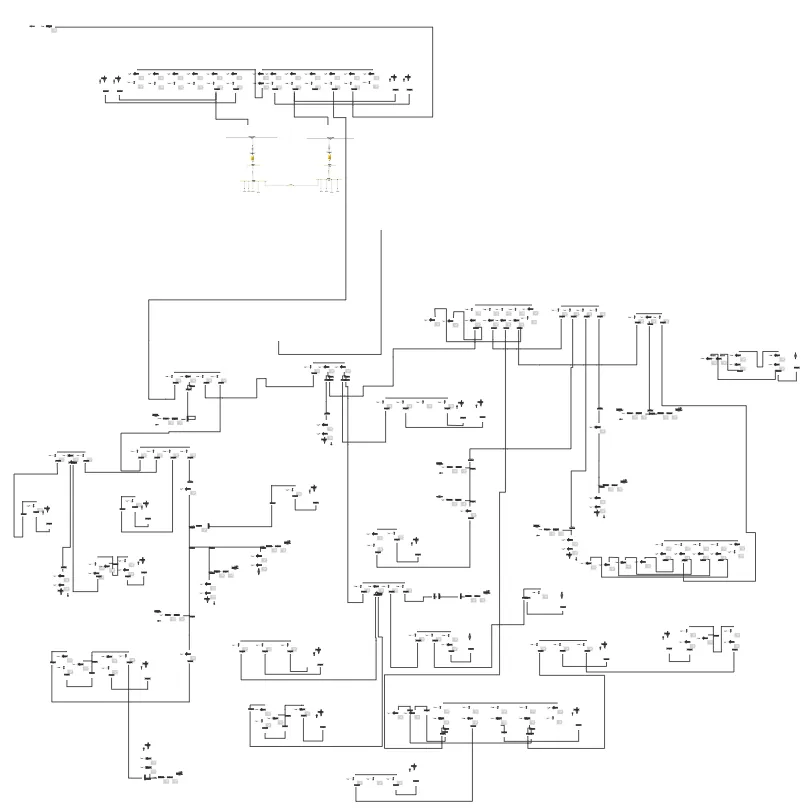 拓扑图 交直流配电网系统拓扑图
